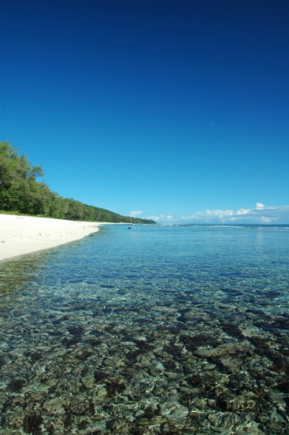 Paysages et plages de Rurutu, archipel des Australes