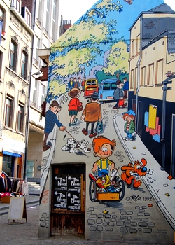 Une BD sur les murs peints à Bruxelles Une BD sur les murs peints à Bruxelles