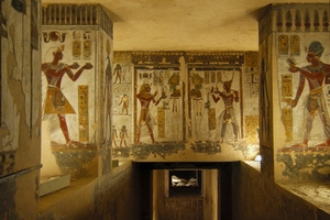 Le temple de Rams&egrave;s II &agrave; Louxor en &Eacute;gypte