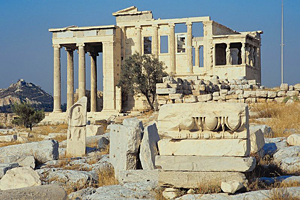 L'Erechteion &agrave; Ath&egrave;nes