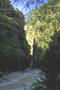 Gorges de Samaria en Cr&egrave;te &agrave; Chania