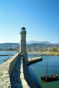 Le port de Rethymno en Cr&egrave;te