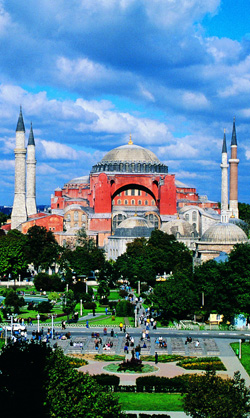 La mosqu&eacute;e Sainte Sophie &agrave; Istanbul
