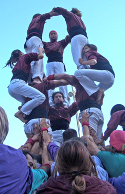 Les castellers, tradition vivace de la culture catalane