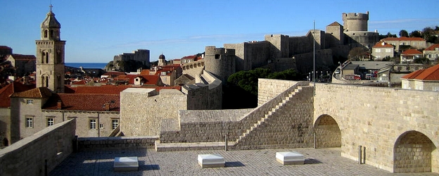 De superbes vues du sommet des remparts de Dubrovnik