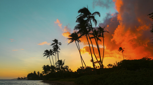 Un paysage idyllique depuis Diamond Head