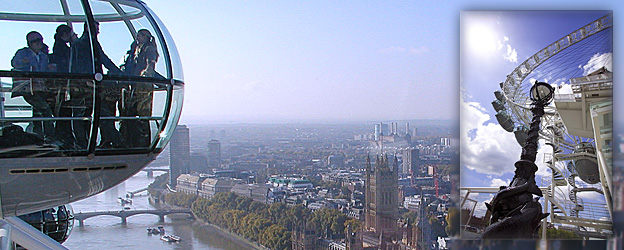 Vue imprenable sur la City depuis le London Eye Vue imprenable sur la City depuis le London Eye