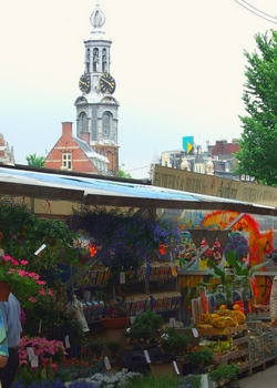 Le march&eacute; aux fleurs