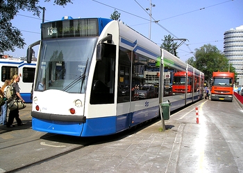 Le tramway d'Amsterdam