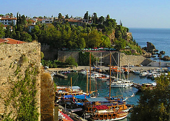 Le port de plaisance d'Antalya