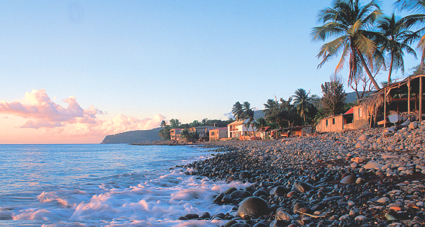 Plage de Pointe Noire à Basse-Terre