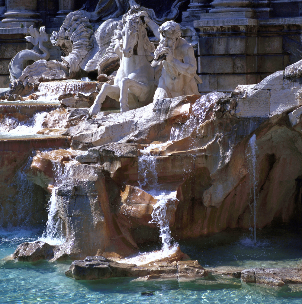 Fontaine de trevi - Détail