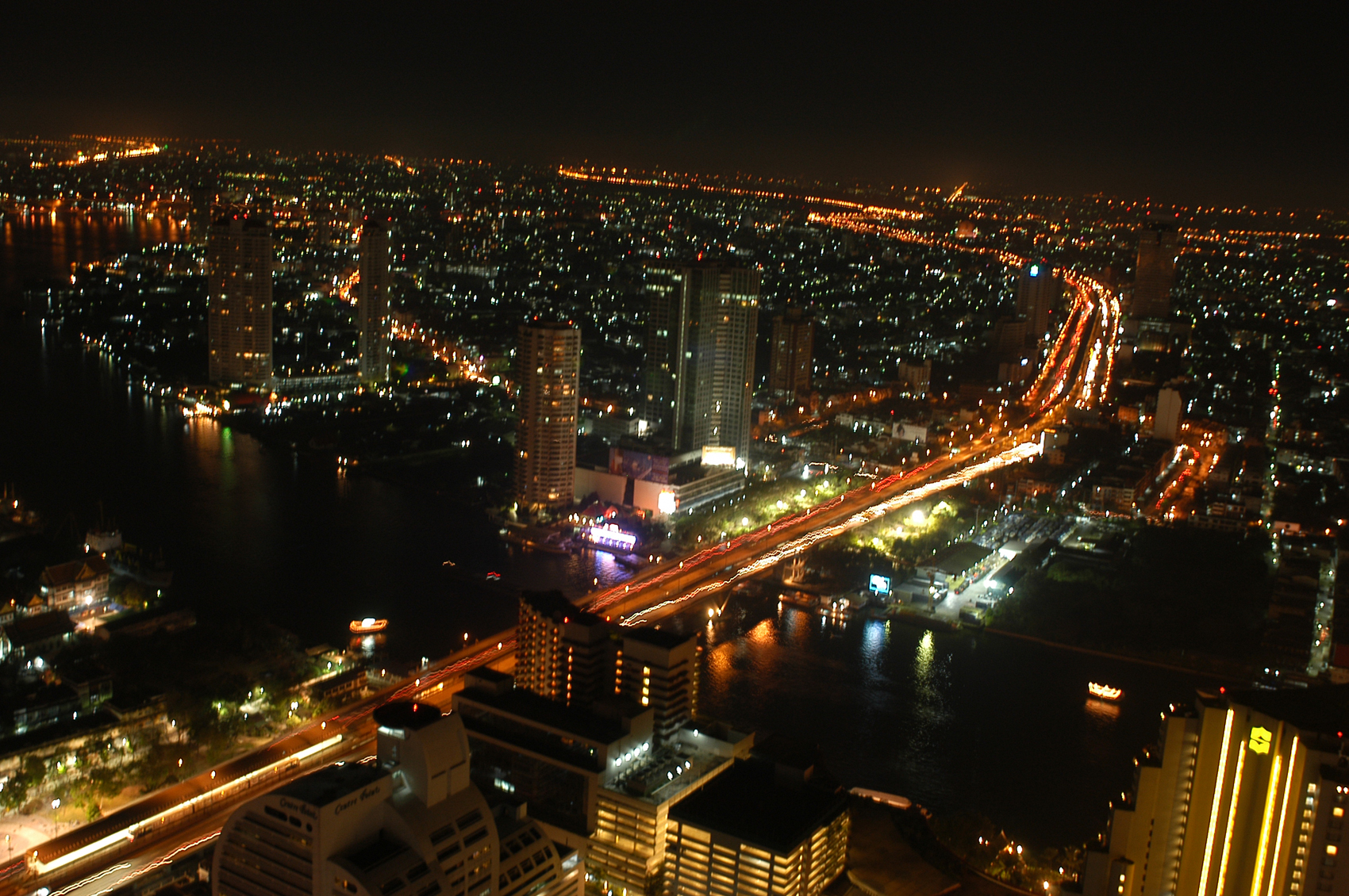 Bangkok, vue de nuit