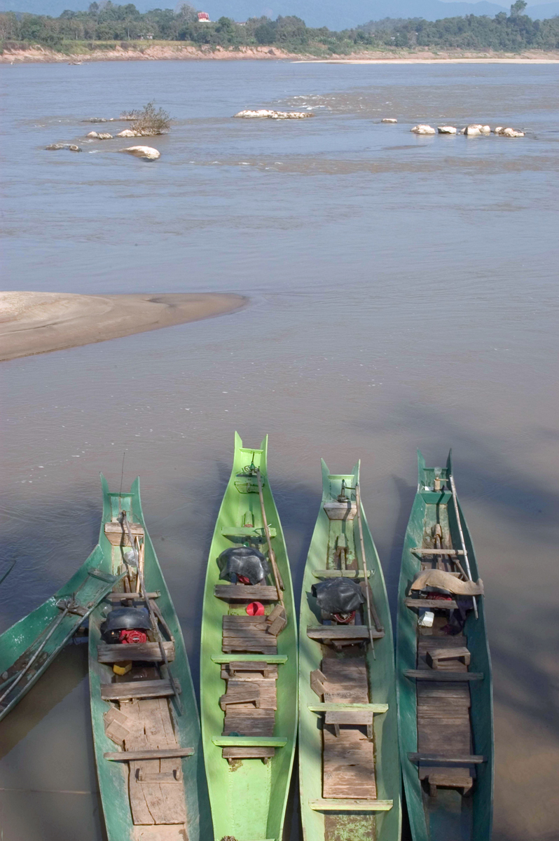 Barques de pêcheurs du Mekong