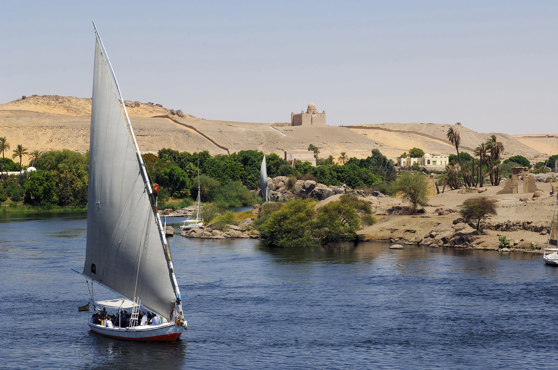 Assouan - Felucca sur le Nil