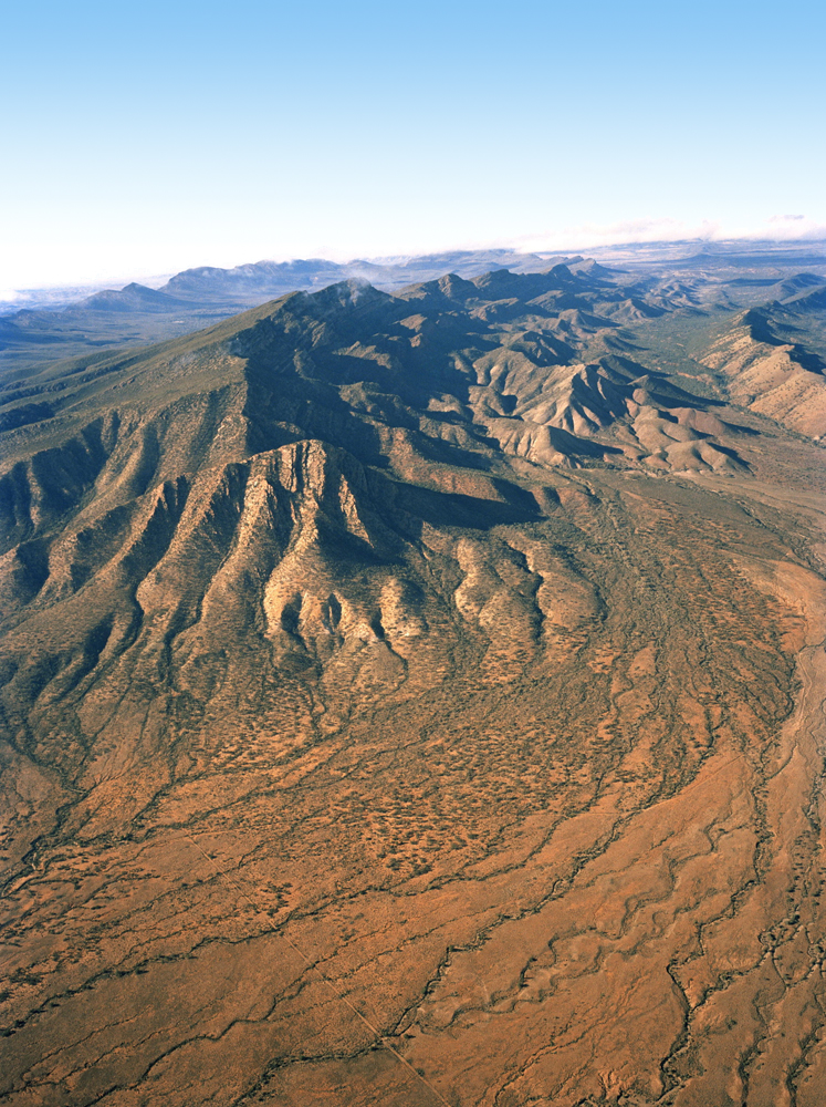 Montagne dans l'outback