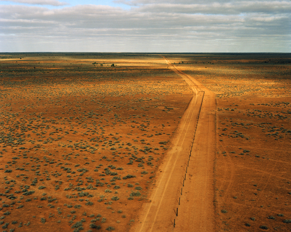 Route traversant l'outback