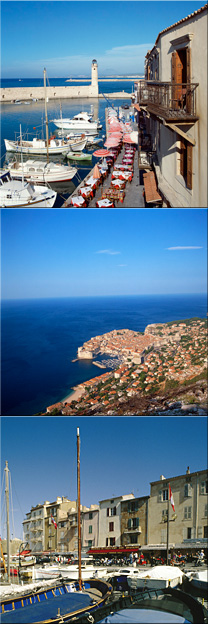 Vacances hors saion: la Crète, Dubrovnik, Saint Tropez