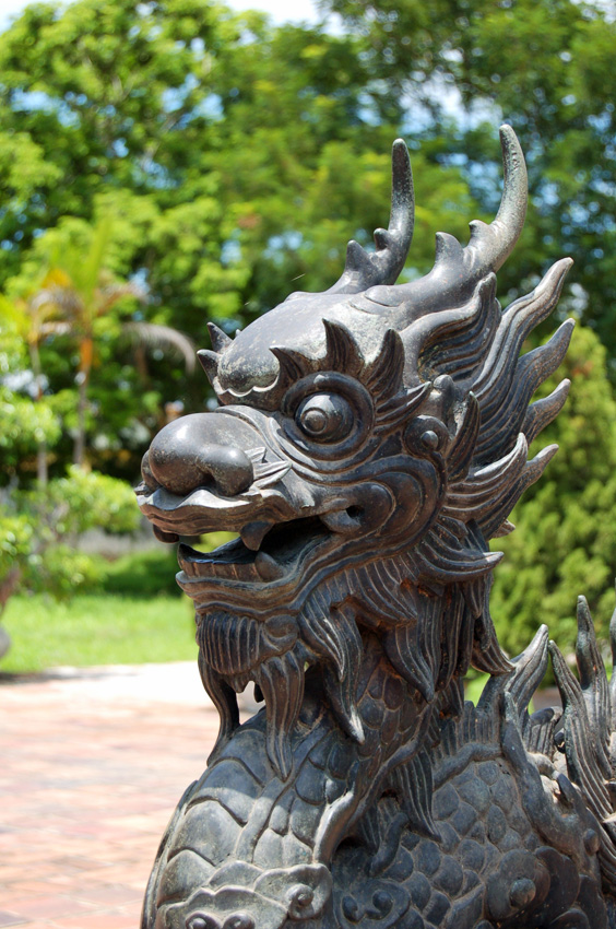 Dragon dans la Cité impériale de Hué