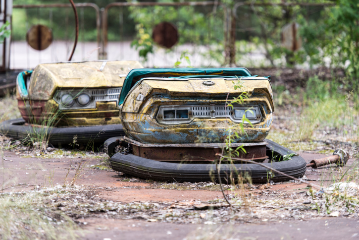 Parc d'attractions à Tchernobyl