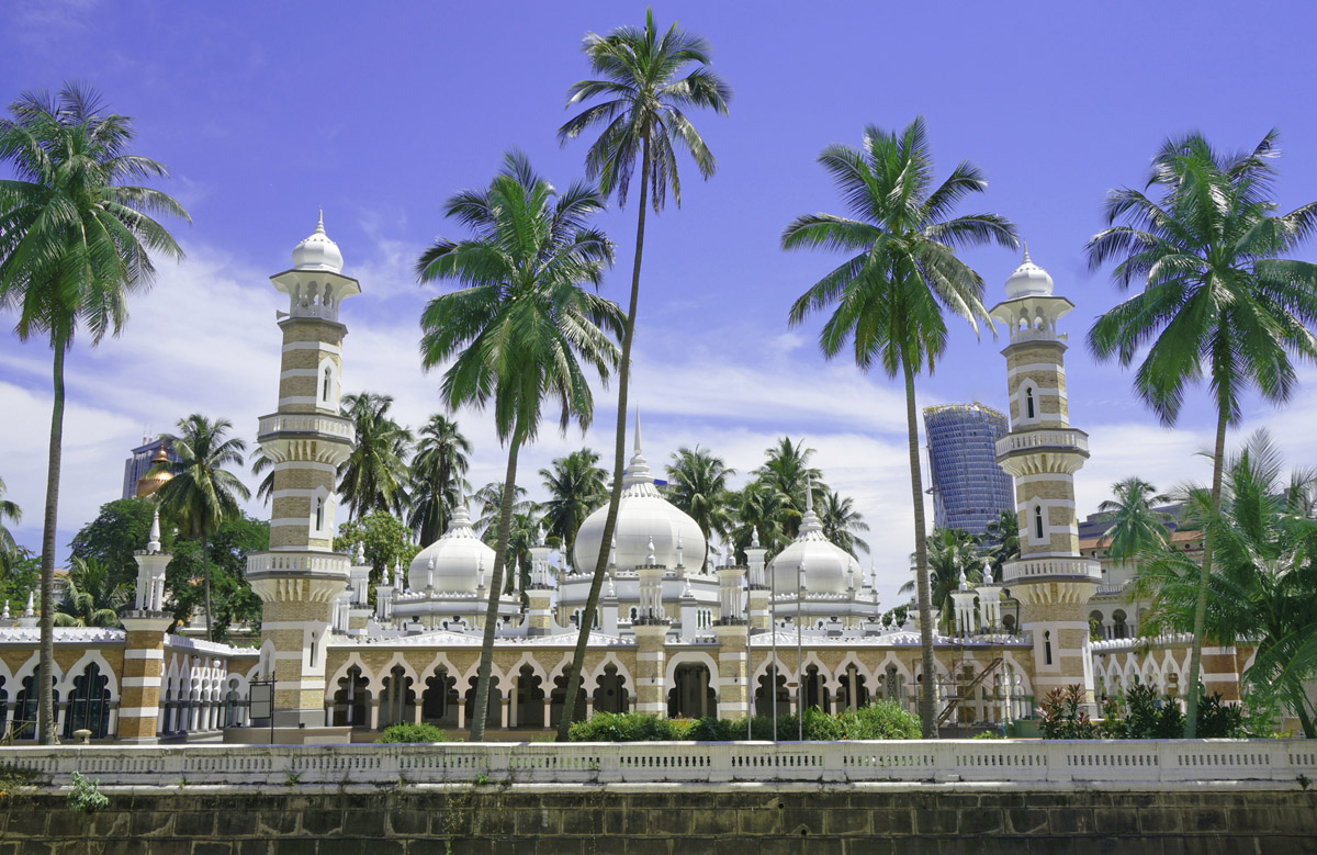 Kuala Lumpur'daki Jamek Camii