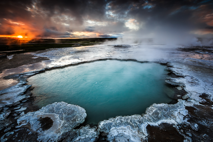 Geysers islandais par Alban Henderyckx