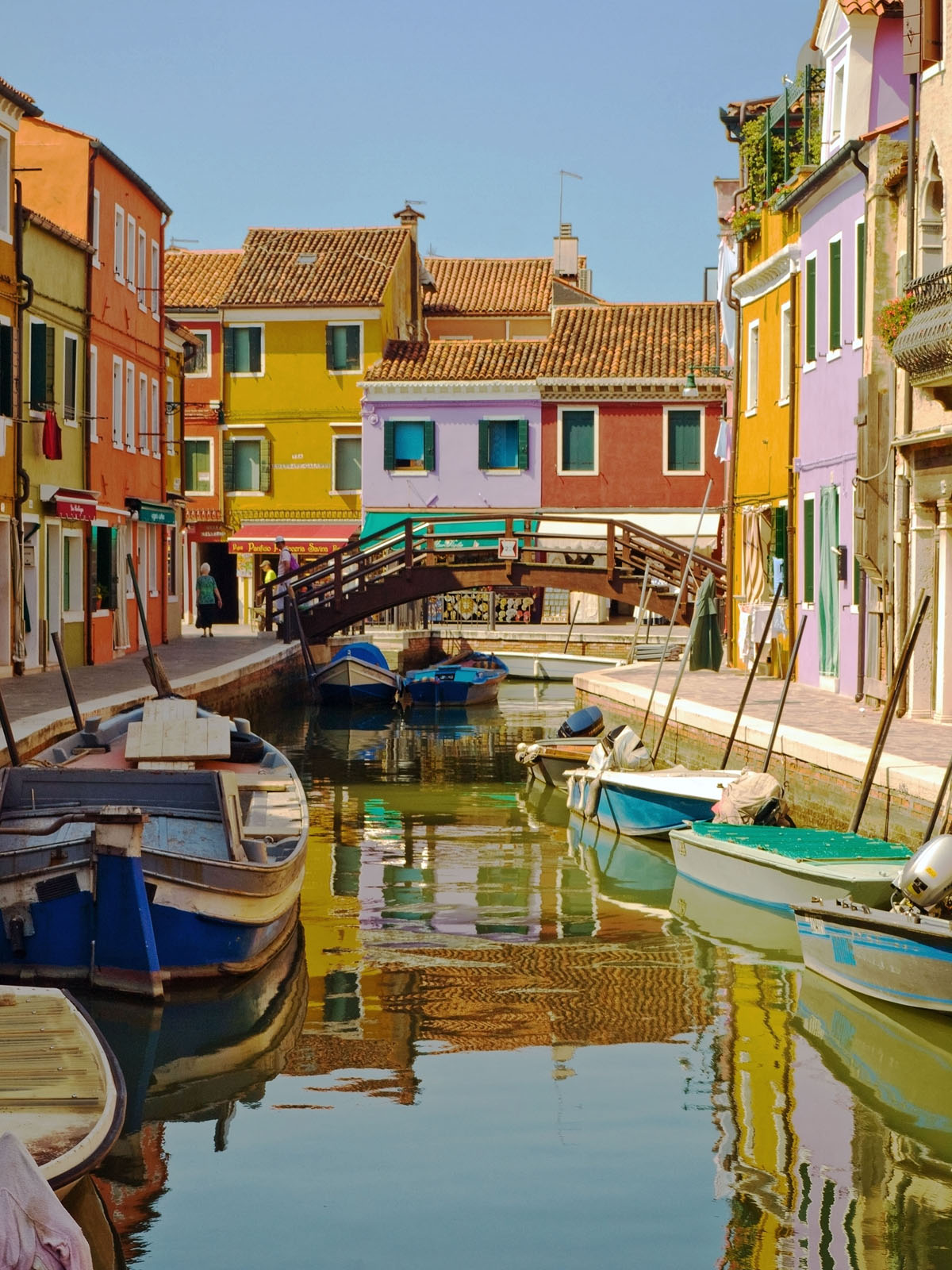 Façades colorées de Burano