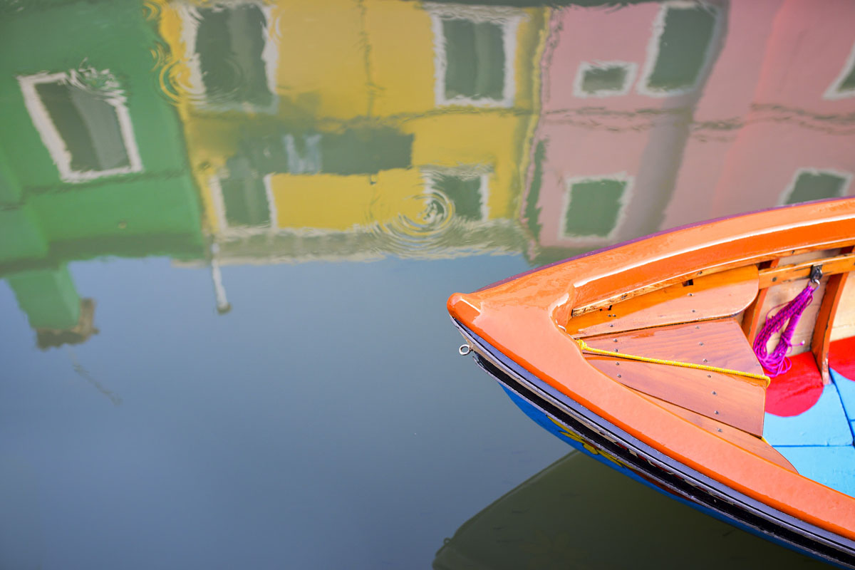 Façades colorées de Burano