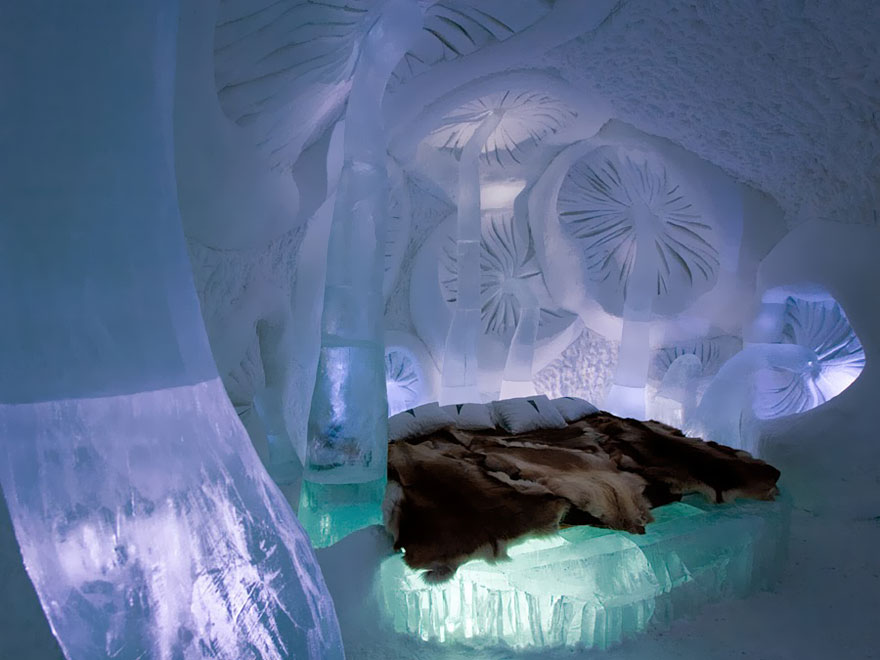 Ice Hotel, Jukkasjarvi, Suède 