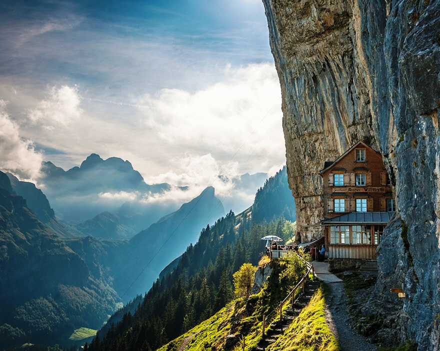 Äscher Cliff, Suisse 