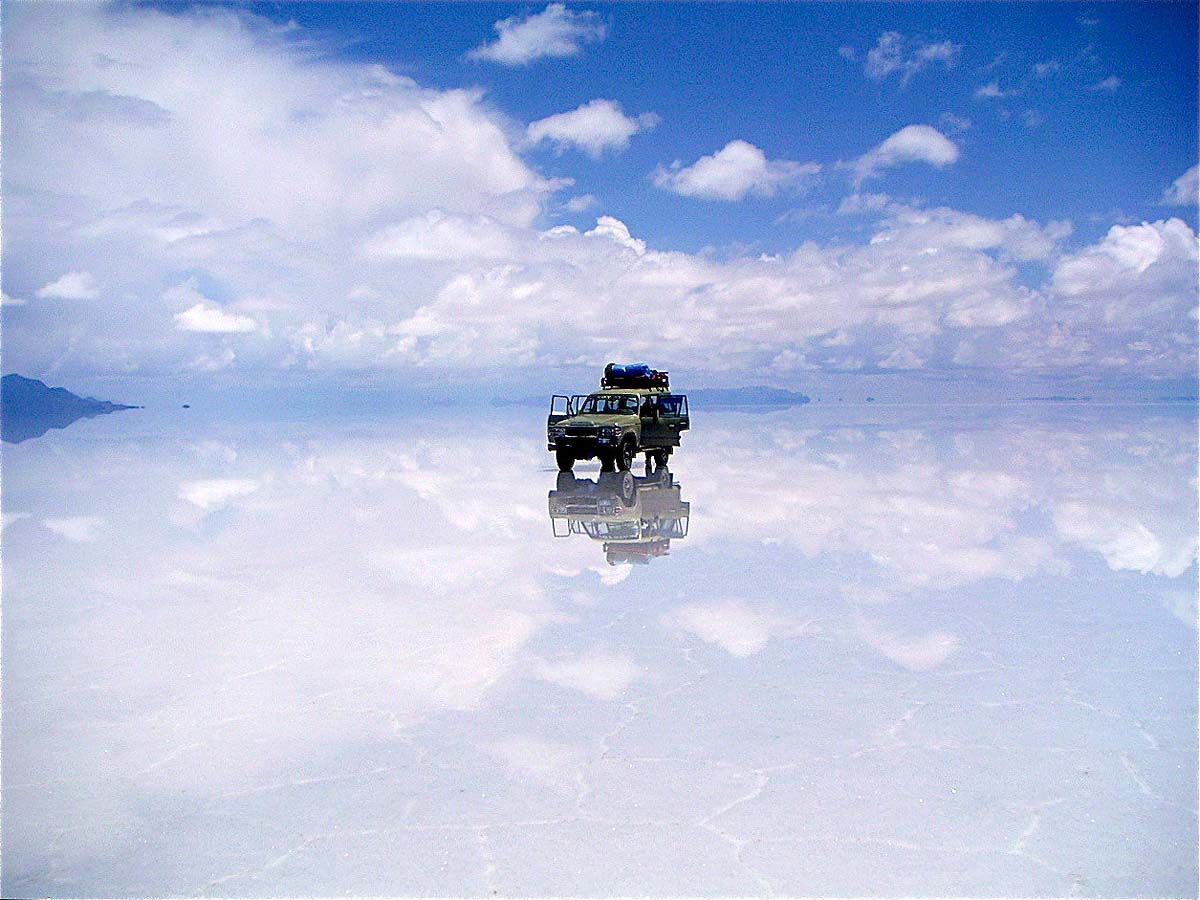 Salar d'Uyuni en Bolivie