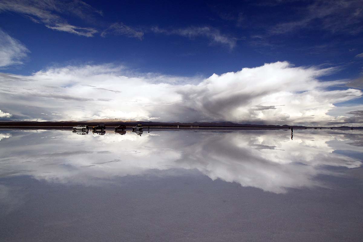 Salar d'Uyuni en Bolivie