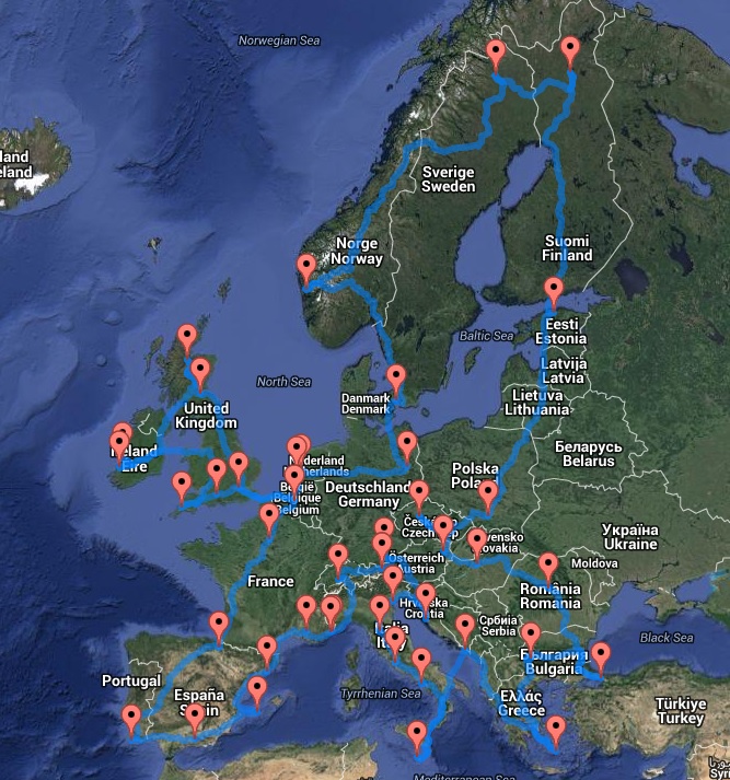 Le road trip idéal pour découvrir l'Europe