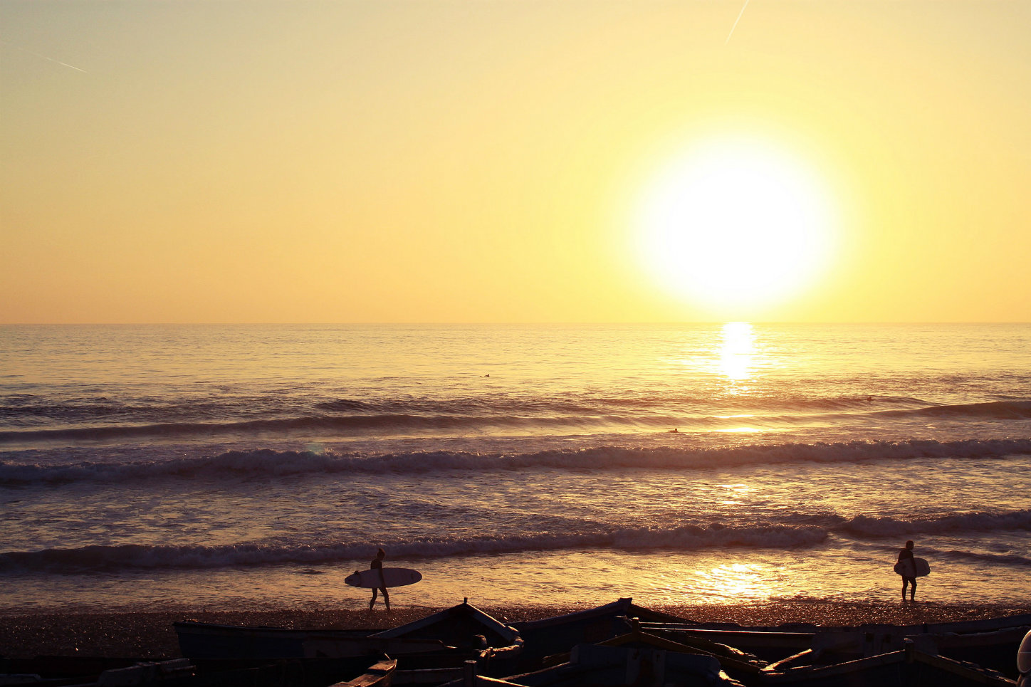 Coucher de soleil à Agadir