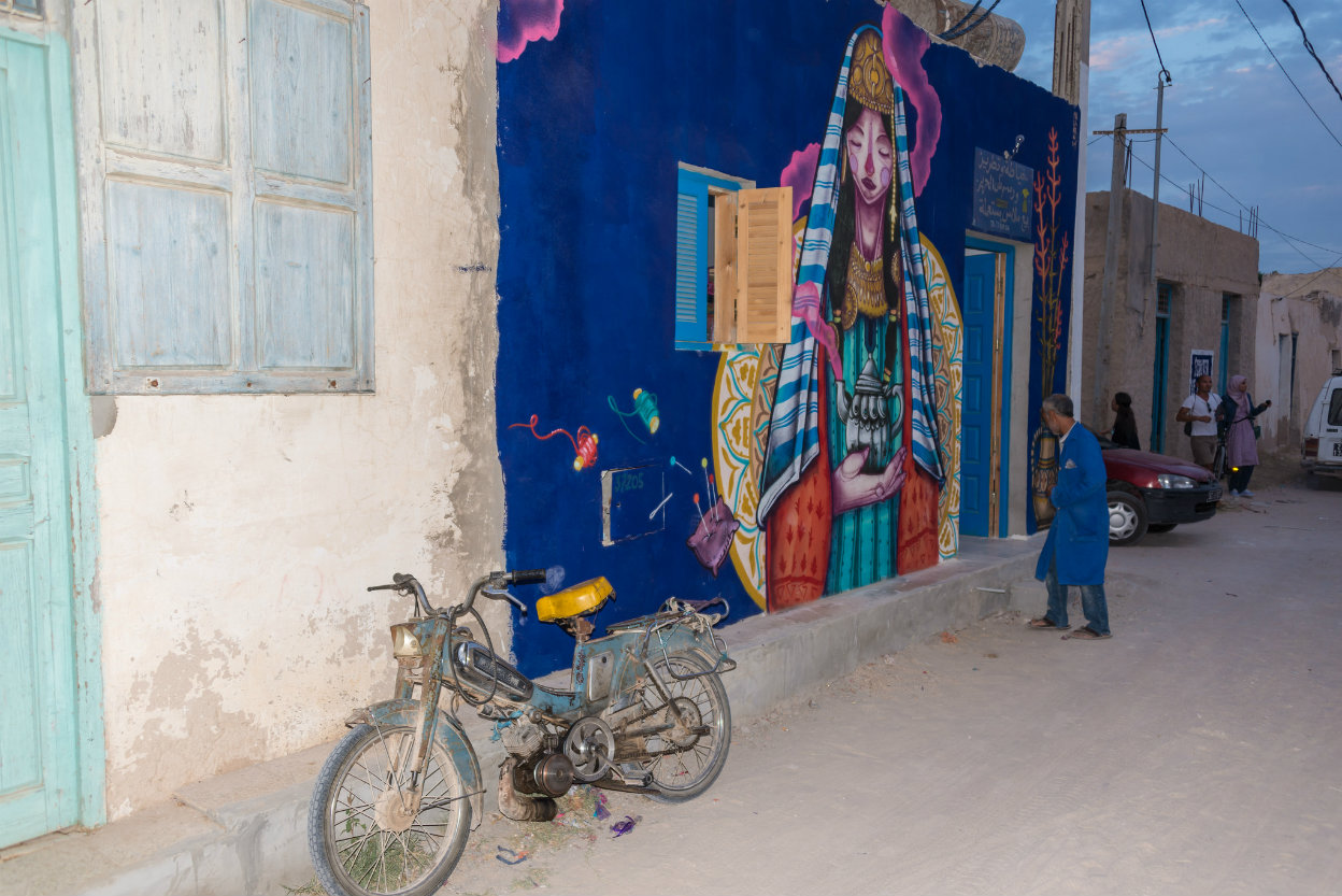 Djerbahood, Tunus'ta sokak sanatının yeni Mekke'si