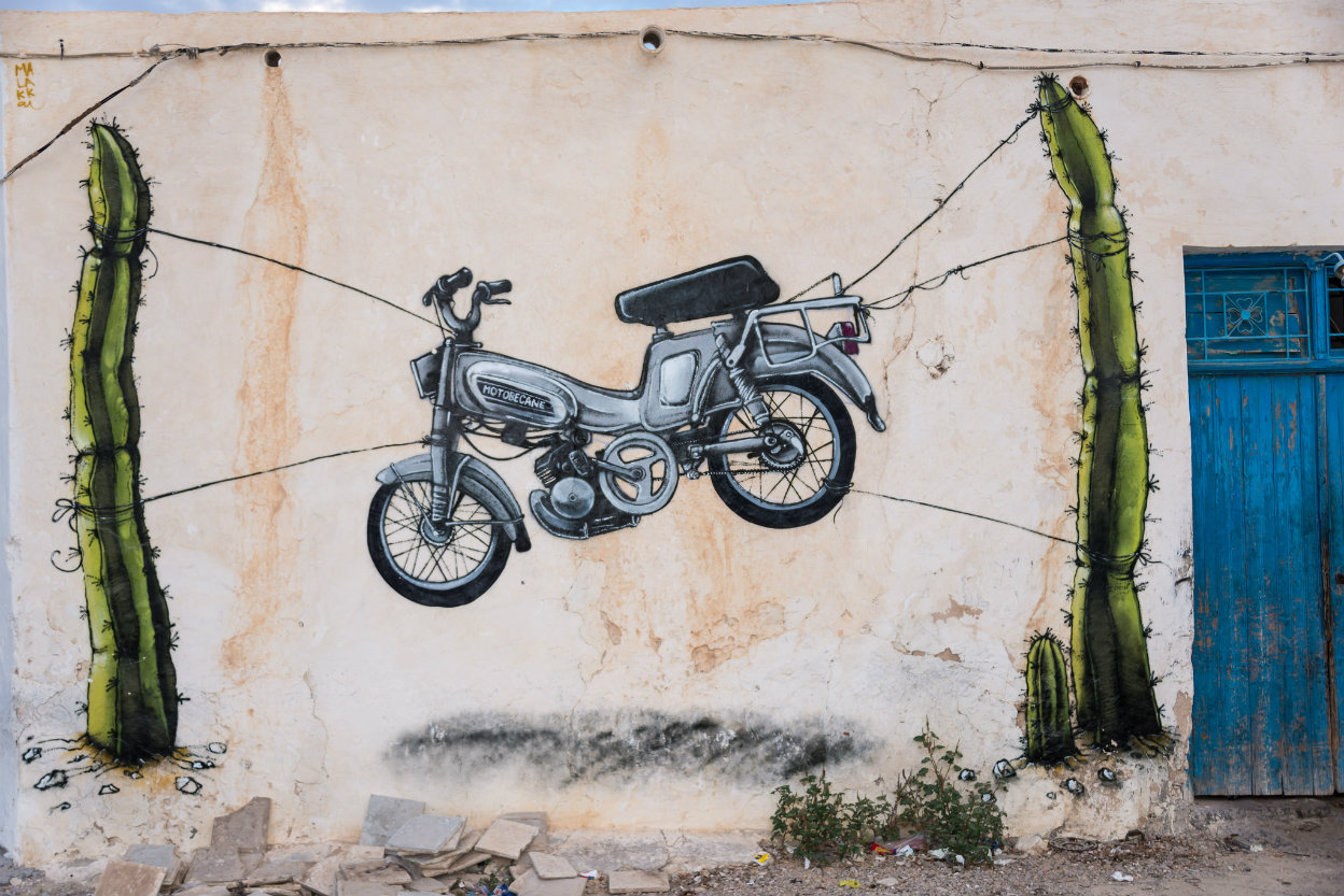 Djerbahood, Tunus'ta sokak sanatının yeni Mekke'si