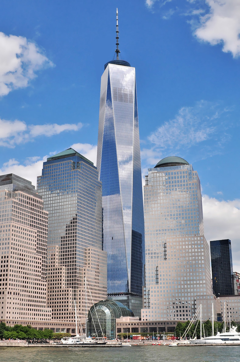 Nouvelle tour du One World Trade Center à New York