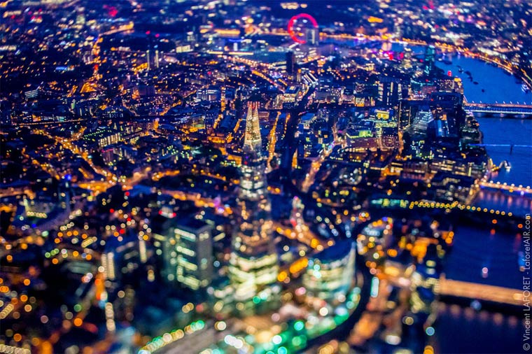 AIR London : les incroyables photos aériennes de Londres de Vincent Laforet