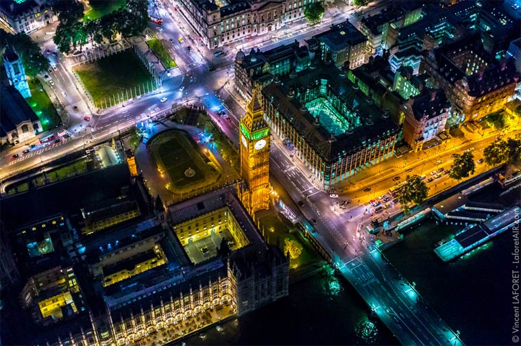 AIR London : les incroyables photos aériennes de Londres de Vincent Laforet