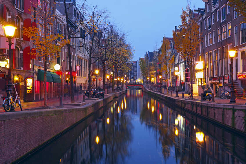 Quartier rouge à Amsterdam