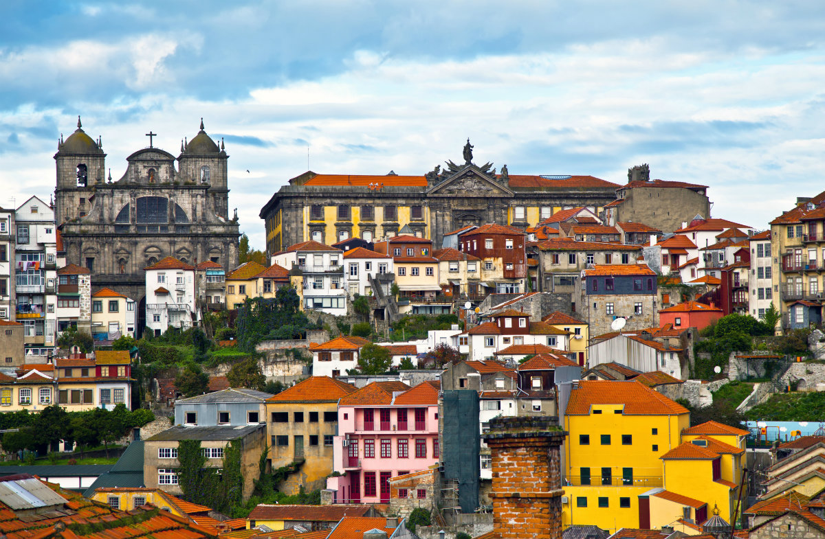 Maisons colorées à Porto