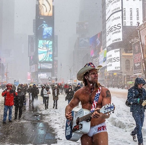 Naked Cow Boy, Snowzilla