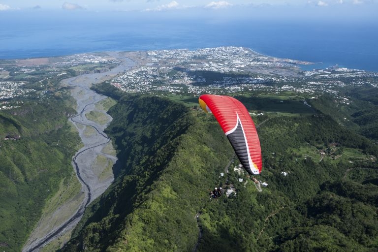 Baptême de parapente à la Réunion