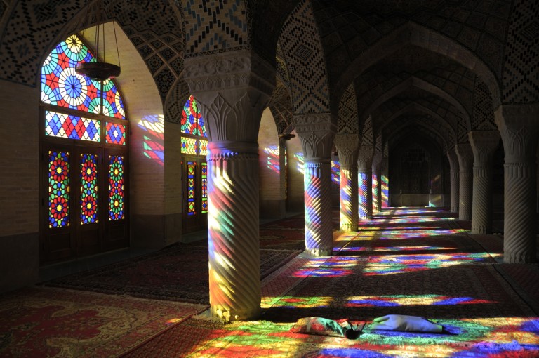 La mosquée Nasir al-Mulk à Chiraz, en Iran