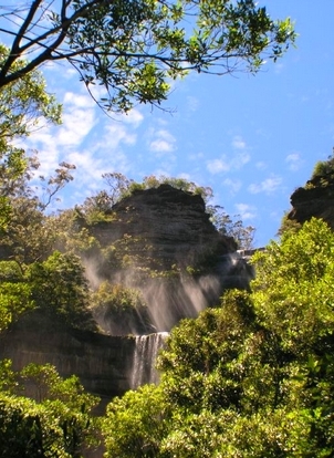 Katoomba Falls, dans les Montagnes Bleues