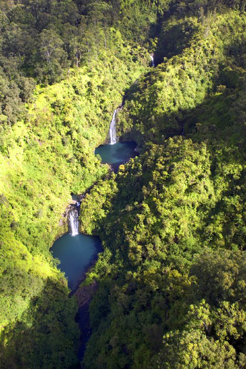 Piscines naturelles en cascade