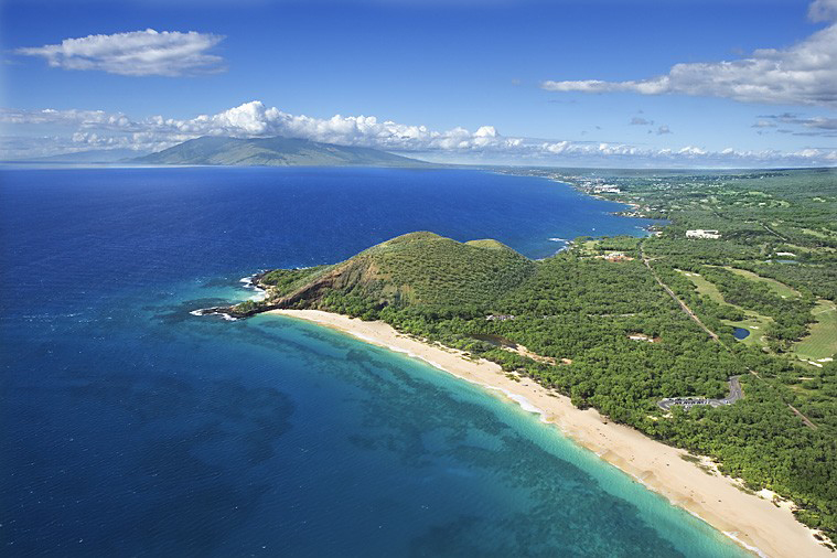 Vue aérienne d'Hawaï