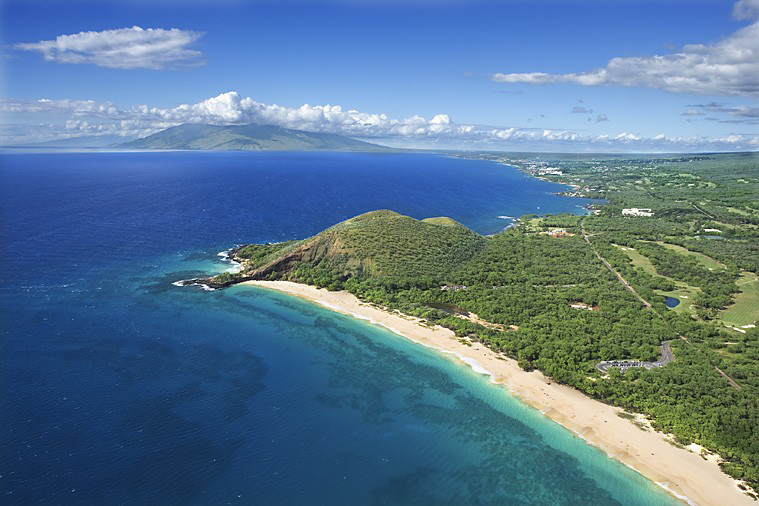 Vue aérienne d'Hawaï