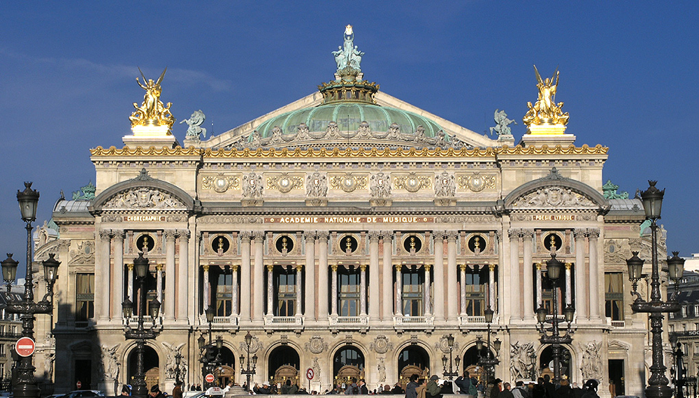 Façade de l'opéra Garnier