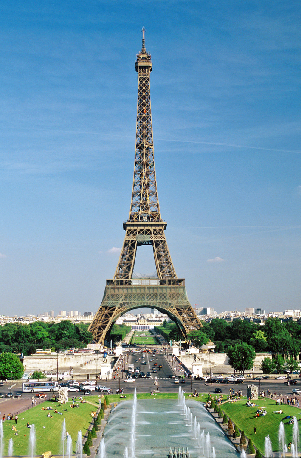 La tour Eiffel, vue depuis le Trocadéro